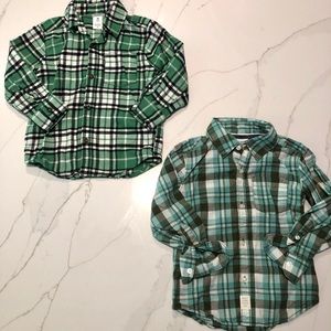 3T boys button down shirts